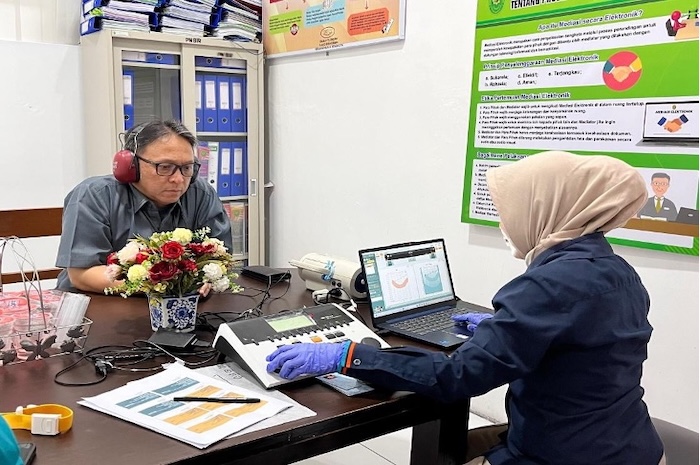 Kegiatan MCU yang digelar IKAHI Cabang Bireuen. Foto : PN Bireuen