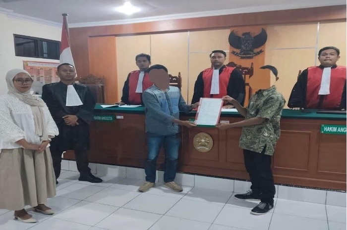 Penerapan restorative justice di PN Tolitoli. Foto : PN Tolitoli