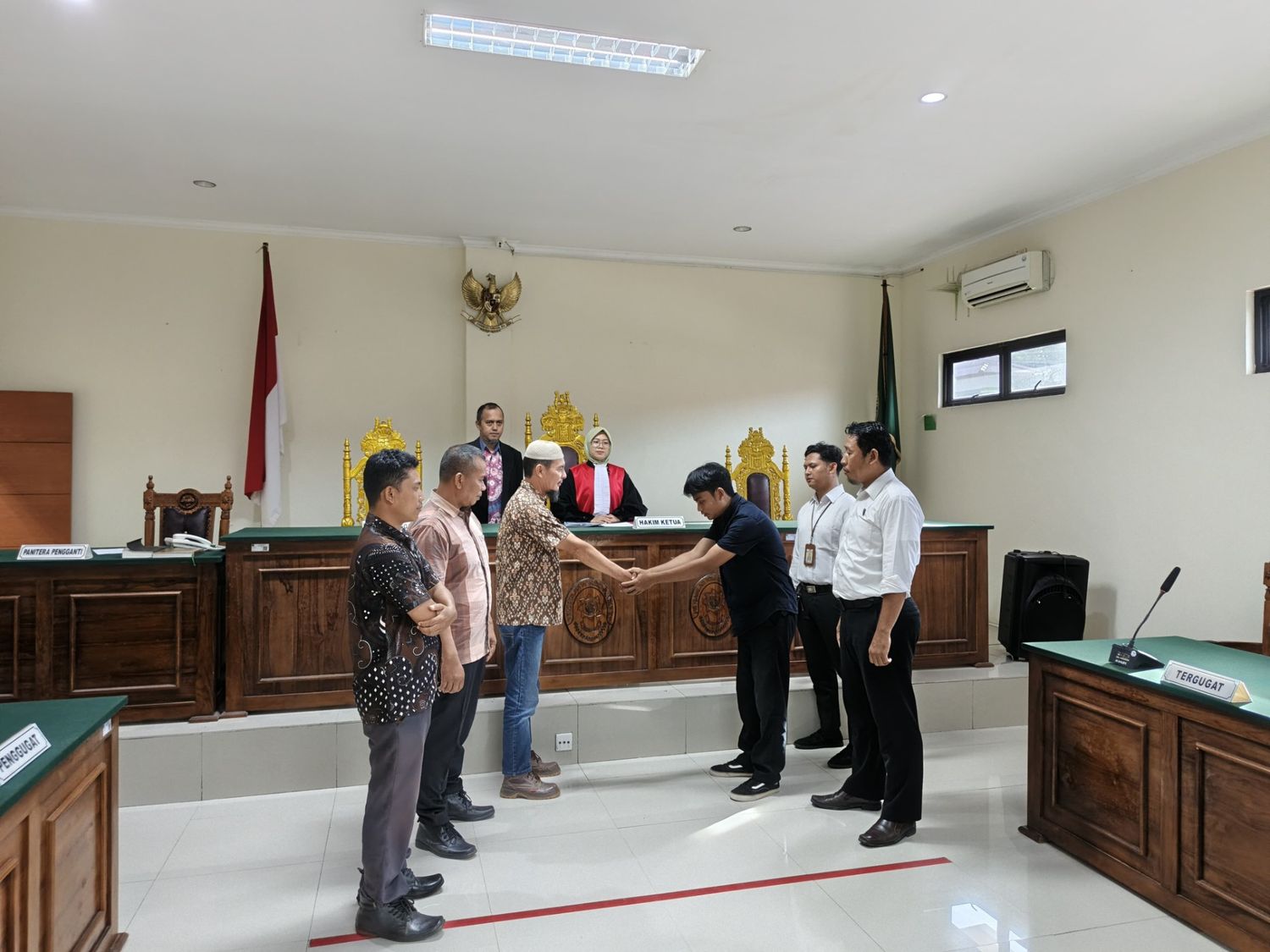 Penerapan keadilan restoratif di PN sungailiat. Foto : PN Sungailiat