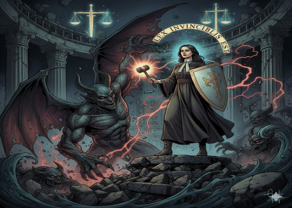 Ilustrasi The Lucifer Effect. Foto : Ilustrasi dibuat oleh AI