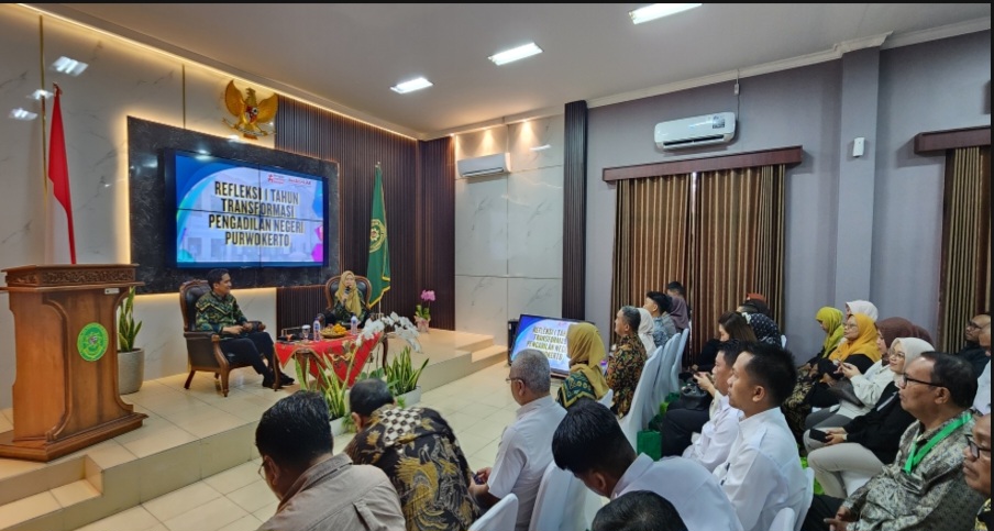 Refleksi Satu Tahun Transformasi, PN Purwokerto Perkuat Komitmen Layanan Prima