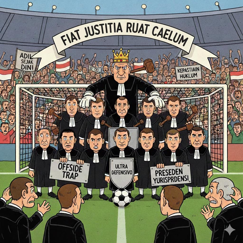 Filosofi Catenaccio Dan Lembaga Peradilan: Seni Bertahan Di Tengah Serangan