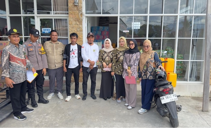 Majelis Hakim PA Parigi gelar sidang pemeriksaan setempat. Foto : Dokumentasi PA Parigi