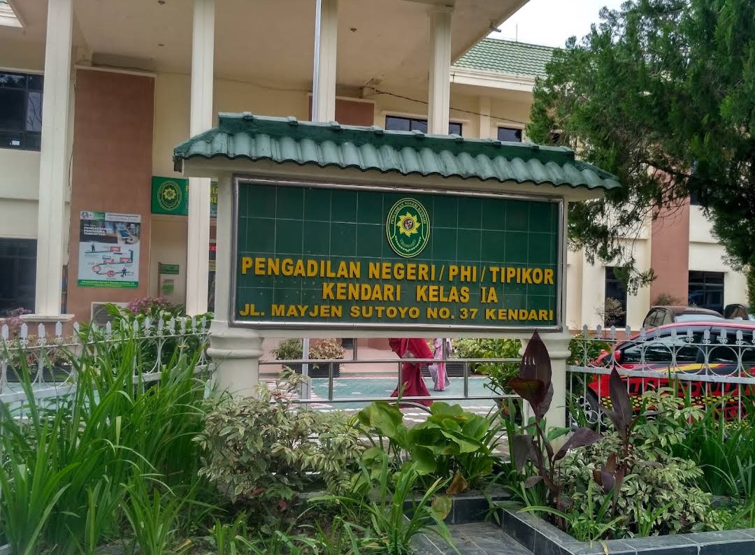 Gedung Pengadilan Negeri Kendari | Foto : Dokumentasi PN Kendari