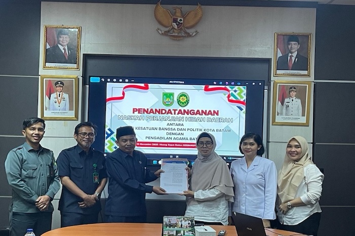 Penandatangan NPHD antara PA Batam dan Pemkot Batam. Foto : Dokumentasi PA Batam