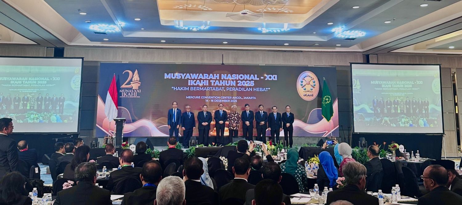Munas IKAHI XXI | Foto : Dokumentasi Biro Hukum dan Humas