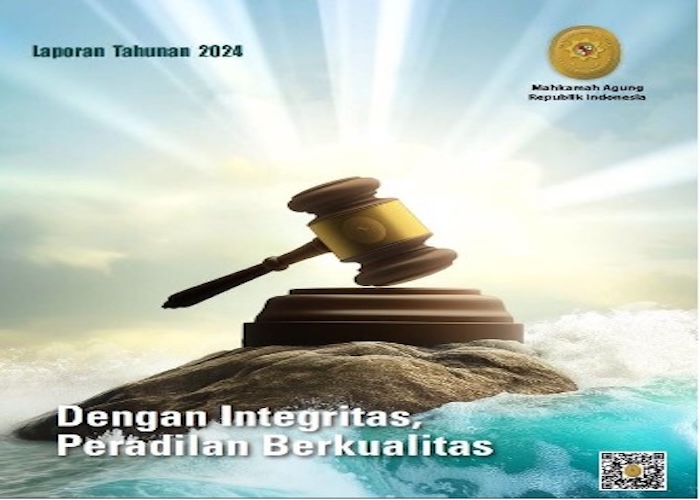 Ilustrasin laporan akhir tahun Mahkamah Agung. Foto : Dokumentasi kepaniteraaan MA