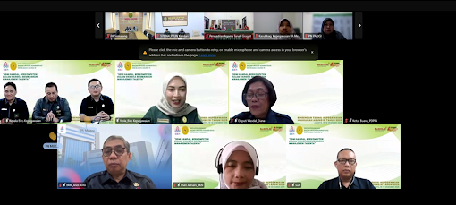 Suasana bimbingan teknis kepegawaian secara daring pada tanggal 16 – 18 Desember 2025 | Foto : Dokumentasi PA Lebong