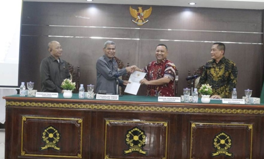 Pelaksanaan Exit Meeting Pemeriksaan Keuangan Oleh Badan Pemeriksa Keuangan | Foto : Dokumentasi Penulis