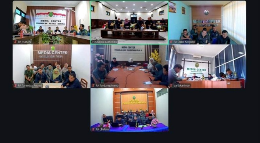 Foto Kegiatan Pembinaan yang Dilaksanakan Melalui Zoom Meeting | Foto : Dokumentasi Penulis
