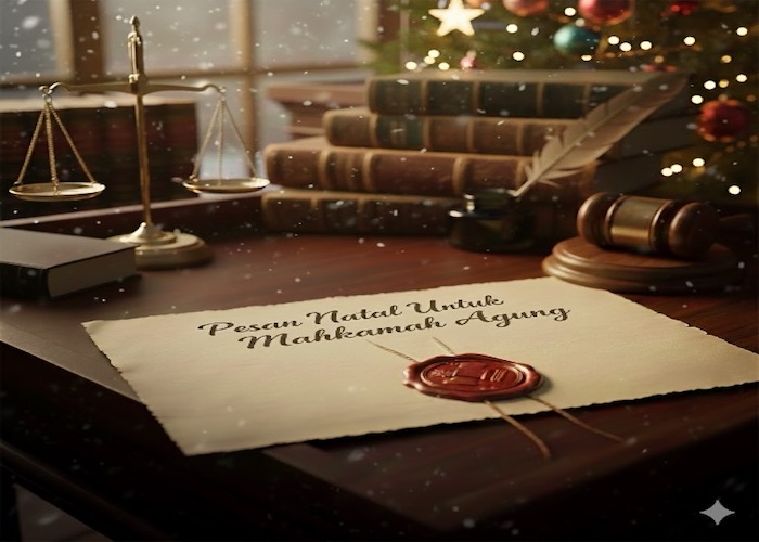 Pesan Natal Untuk Mahkamah Agung