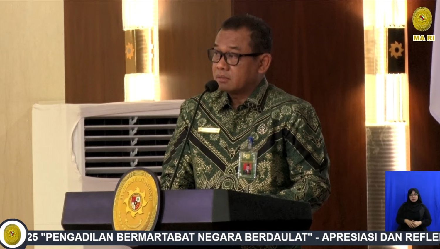 Apresiasi dan Refleksi MA 2025, Energi Kolektif Jaga Integritas