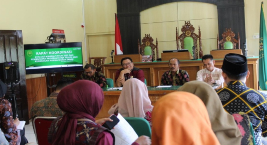 Suasana Rapat Koordinasi di PA Muara Sabak | Foto : Dokumentasi PA Muara Sabak