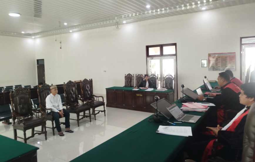 Suasana Ruang Sidang Pengadilan Negeri Kayuagung | Foto : Dokumentasi PN Kayuagung