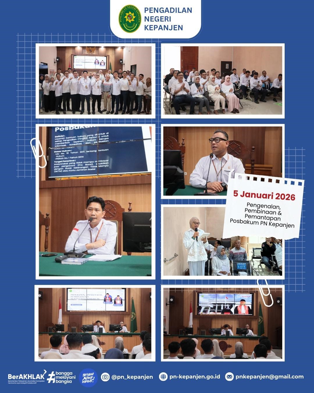 Pengadilan Negeri Kepanjen Kelas IA melaksanakan Program P4 POSBAKUM. (Dok. Pengadilan Negeri Kepanjen Kelas IA)