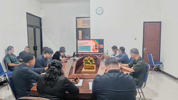 Pimpin Pembinaan Daring 2026, Ditjen Badilmiltun Ajak Jajaran Belajar dari Refleksi Tahunan