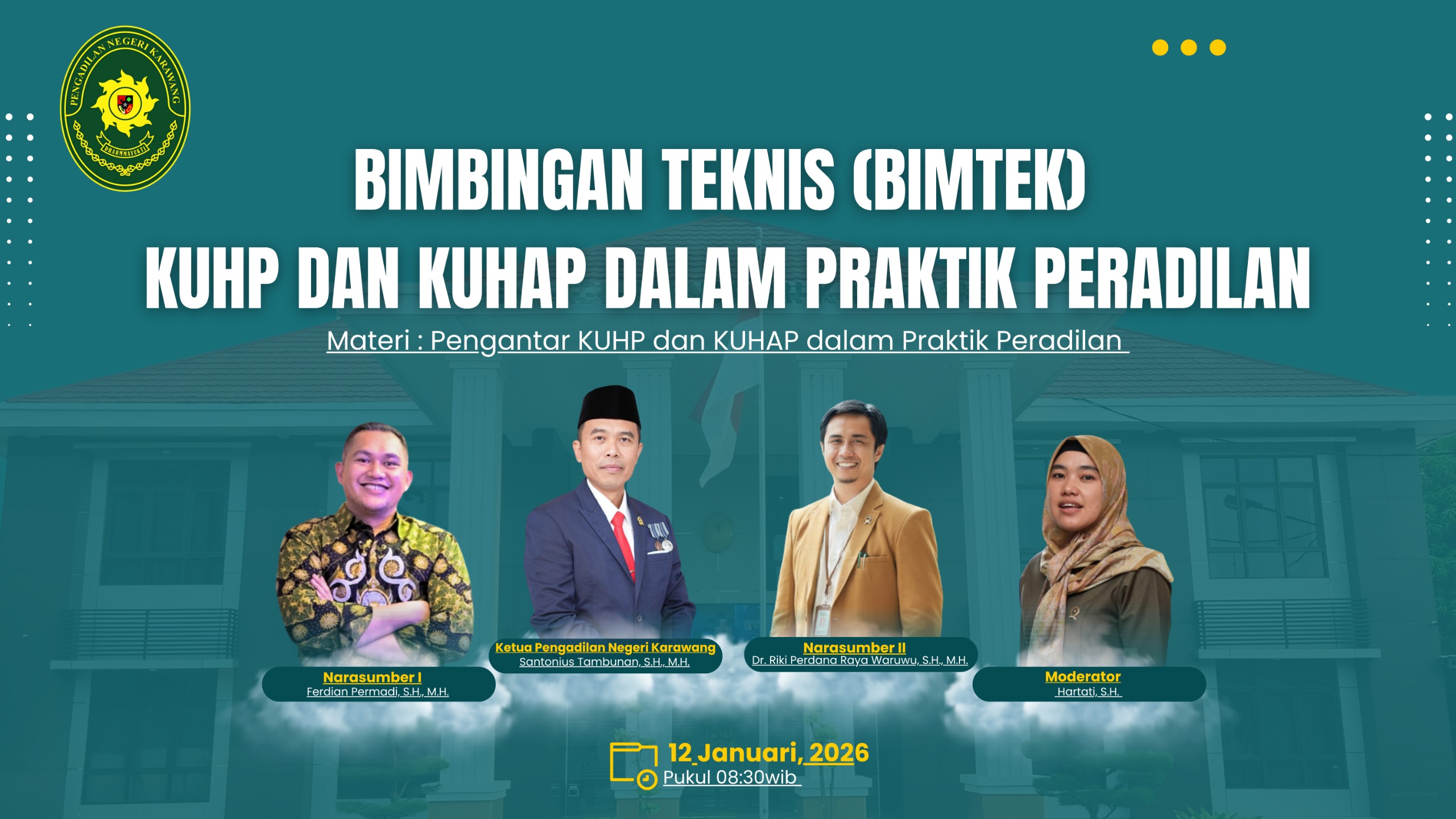 Pengadilan Negeri Karawang Tegaskan Kesiapan Implementasi KUHP dan KUHAP Baru melalui Bimtek Terpadu