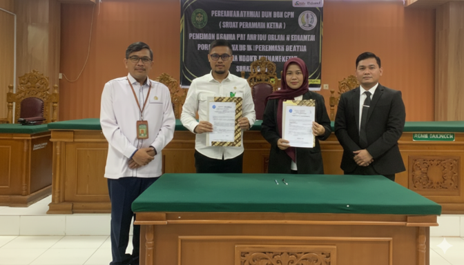 PN Lhokseumawe Jalin Kerja Sama Posbakum dengan LBH Bhakti Keadilan TA 2026