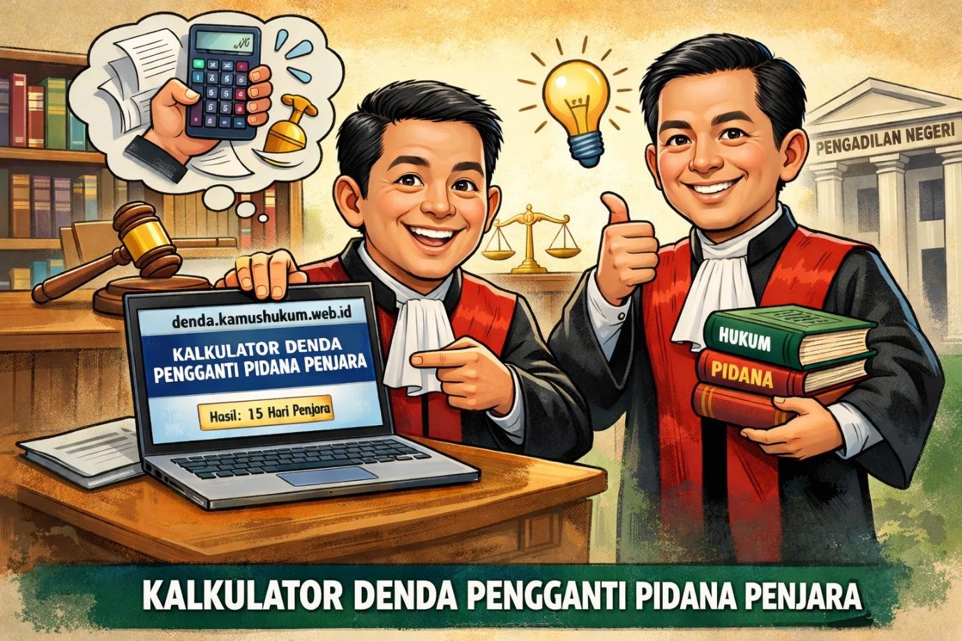 Inovasi Hakim: Kalkulator Pidana Pengganti Denda Permudah Proses Penjatuhan Putusan