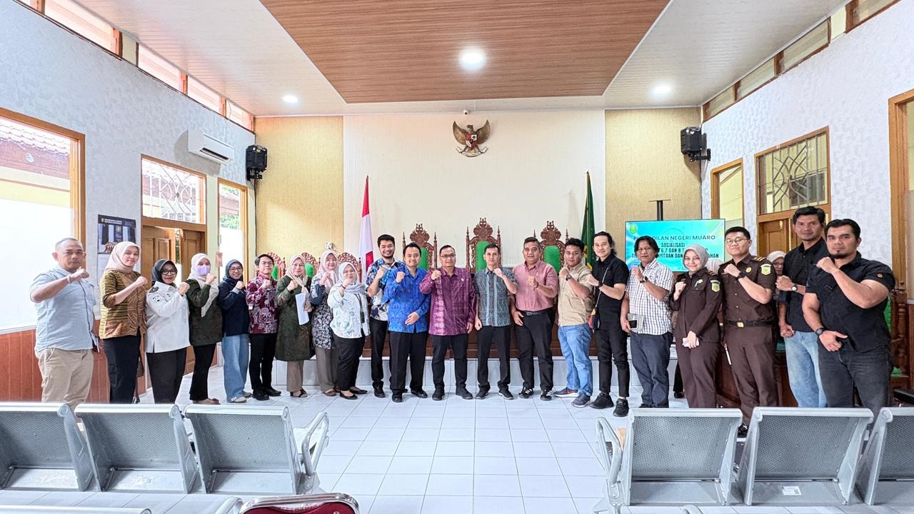 Sosialisasi Penyitaan dan Penggeledahan Pasca Pemberlakuan KUHP dan KUHAP Baru, PN Muaro Undang Aparat Penegak Hukum