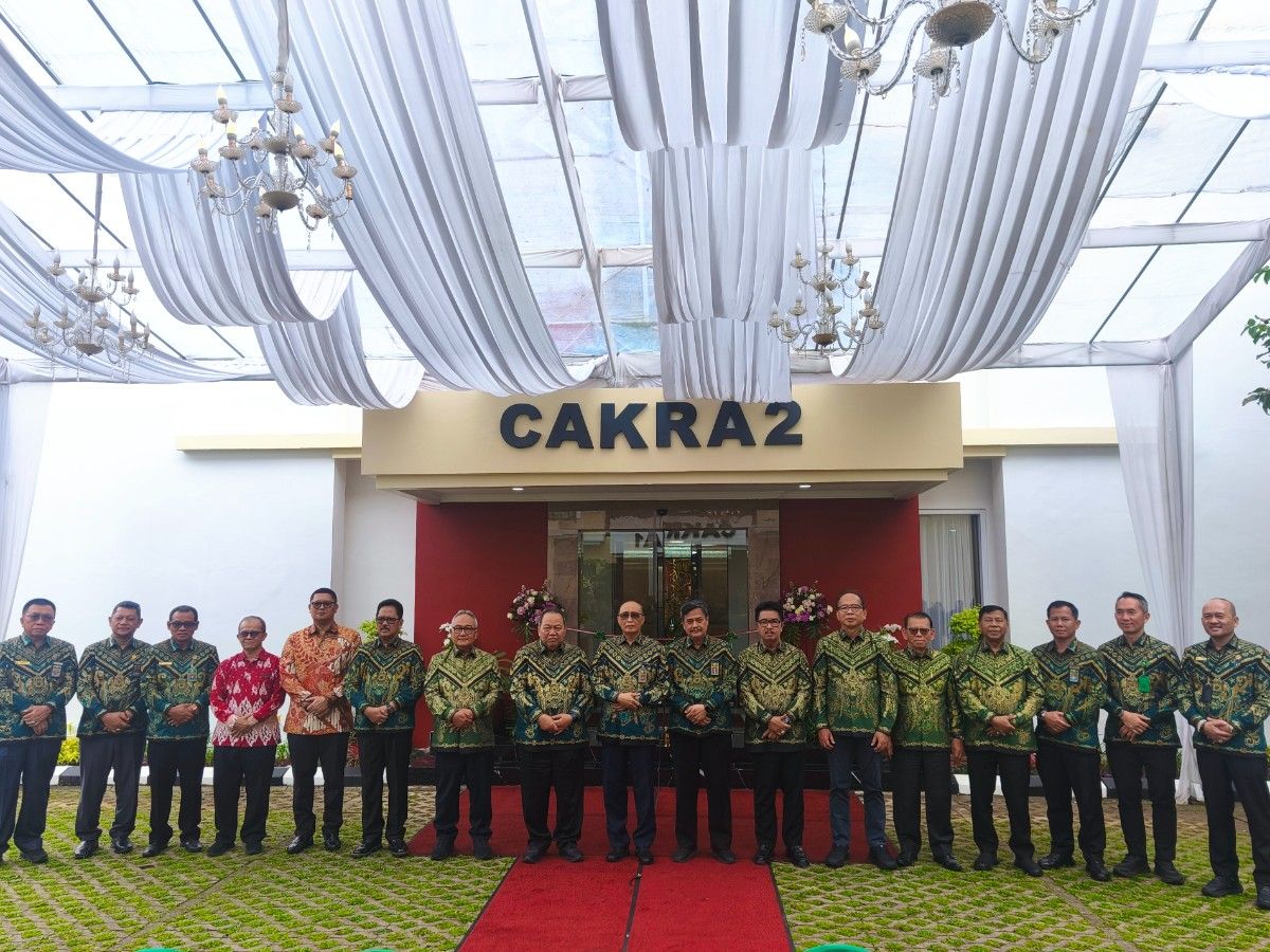 Ketua MA, Prof. Dr. Sunarto, S.H., M.H. meresmikan  sarana dan prasarana di lingkungan Badan Strategi Kebijakan dan Pendidikan dan Pelatihan (BSDK) | Dok. Penulis