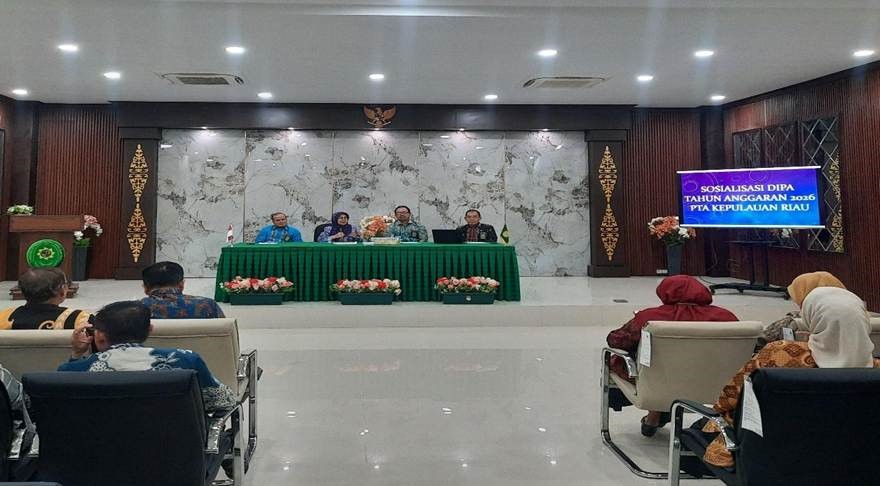 Sosialisasi DIPA 2026, PTA Kepri Tegaskan Komitmen Tata Kelola Anggaran yang Akuntabel