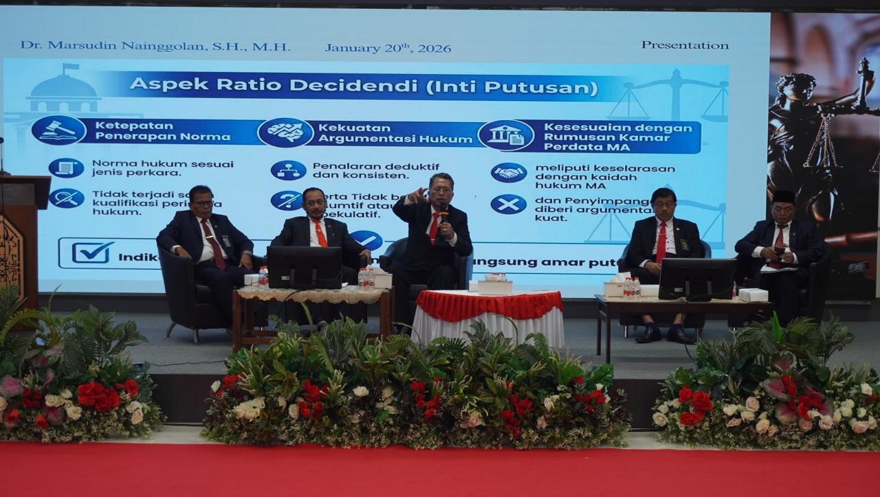 PT Kaltara Gelar Bintek Percepatan Perkara Perdata: Dimulai Manajemen Persidangan, Diakhiri Putusan Berkualitas