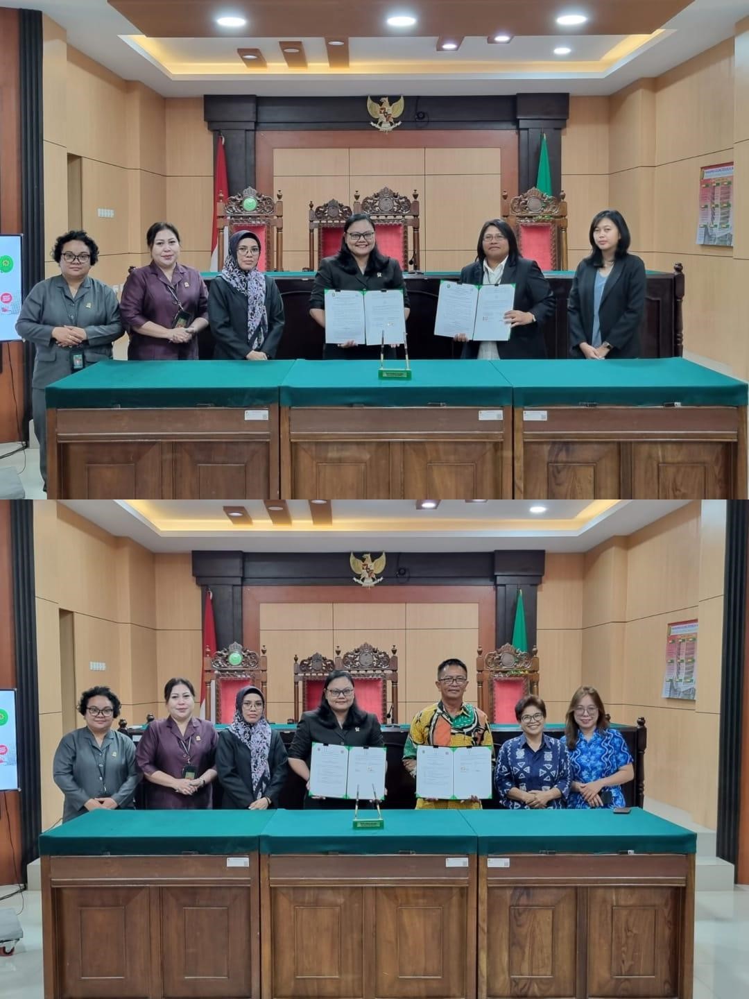 Wujudkan Akses Keadilan, PN Bitung Gandeng Mitra Strategis LBH dan SLB
