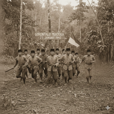 Gorontalo 23 Januari 1942: Bara Perjuangan yang Menyala Sebelum Proklamasi