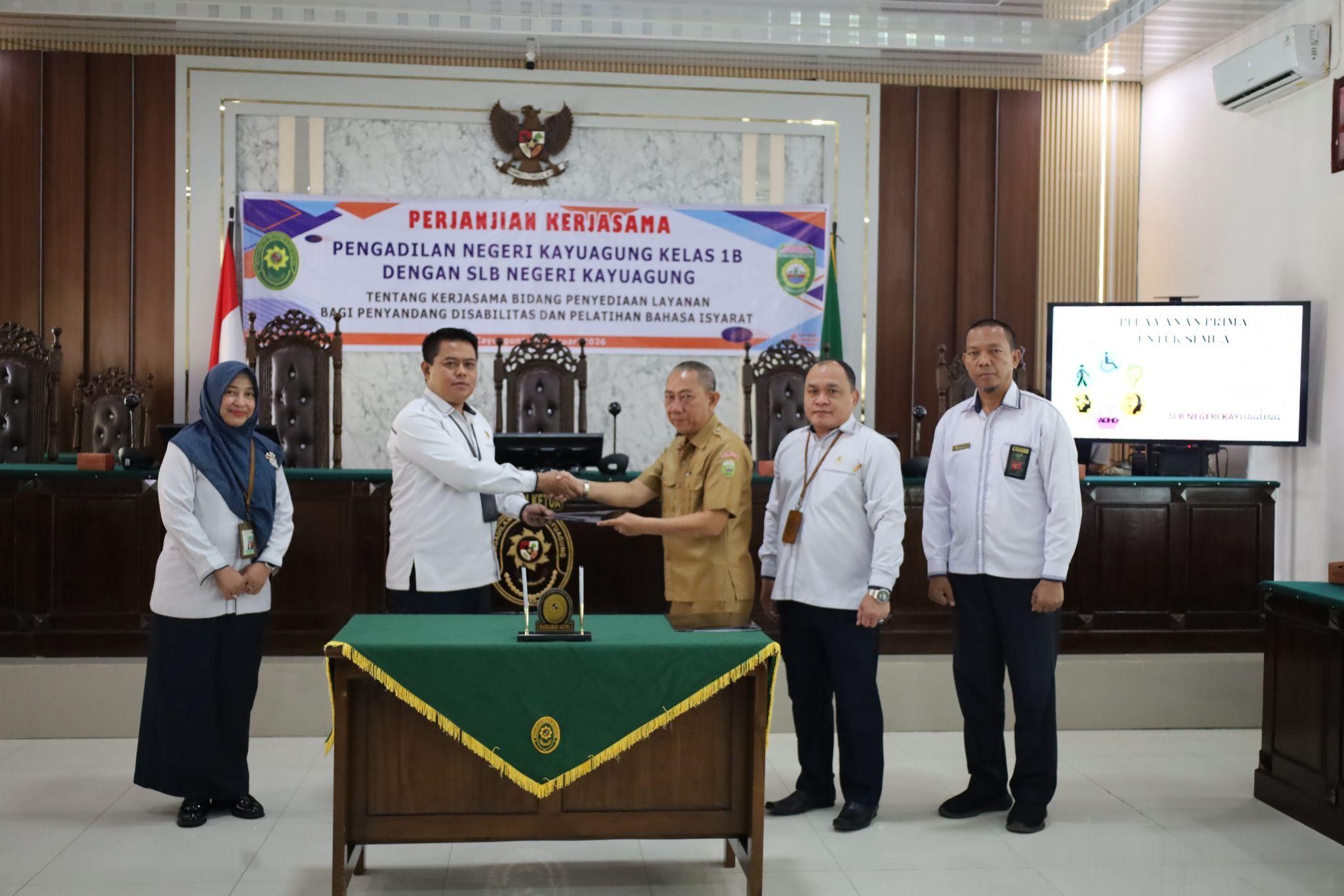 Awal Tahun PN Kayuagung Tancap Gas, Peradilan Ramah Disabilitas Jadi Prioritas