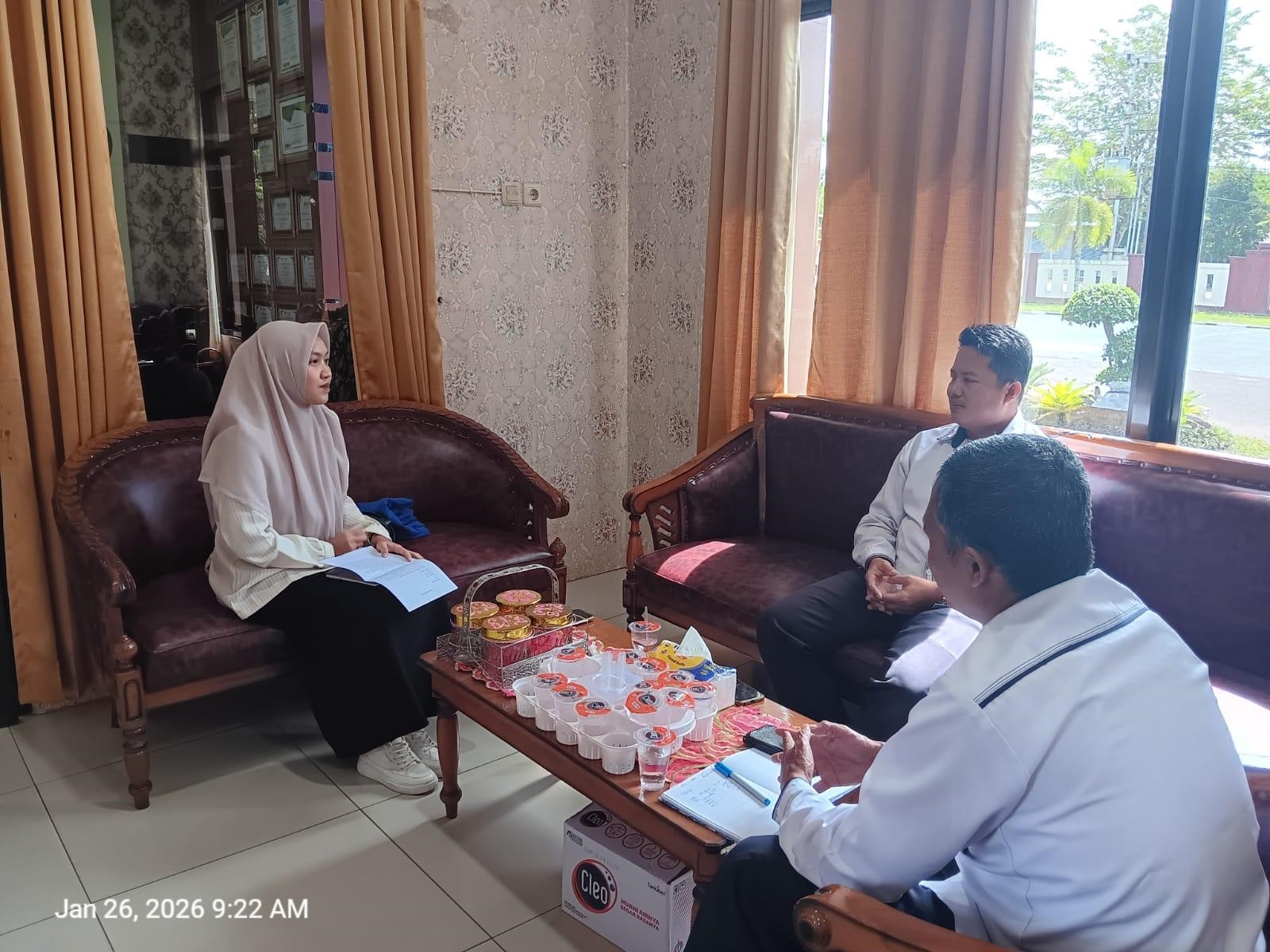 Dukung Penguatan Riset Universitas,  PA Kuala Kapuas Fasilitasi Penelitian Mahasiswa UIN Antasari