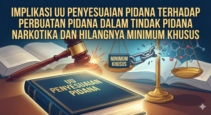 Implikasi UU Penyesuaian Pidana Terhadap Perbuatan Pidana dalam Tindak Pidana Narkotika dan Hilangnya Minimum Khusus