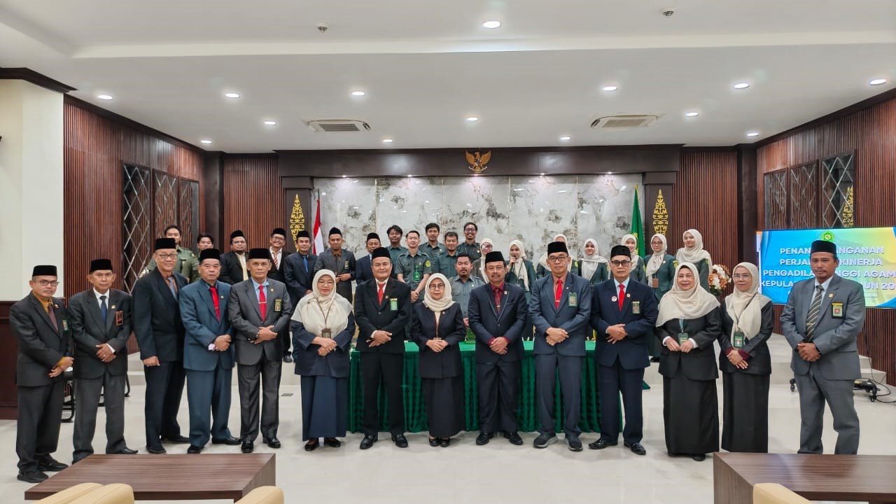(Foto: Aparatur PTA Kepri Laksanakan Penandatanganan Perjanjian Kinerja Tahun 2026 | Dok. Muhammad Rizqi Hengki)