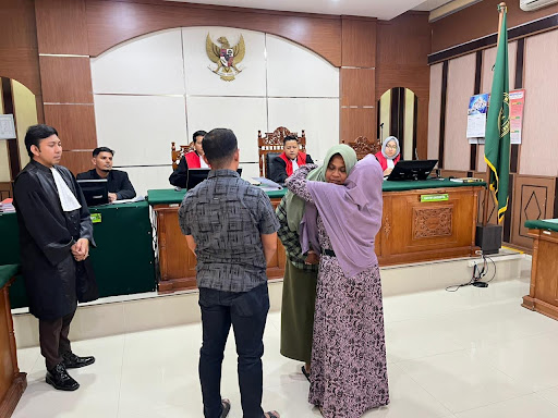 PN Bireuen menjatuhkan pidana pengawasan dalam perkara penipuan dengan penerapan KUHP Nasional berbasis keadilan restoratif. (Foto: Dok. PN Bireuen)