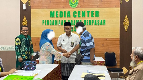 Setelah 23 Tahun Berpisah, Perkara Harta Bersama Akhirnya Berhasil Dimediasi di PA Denpasar