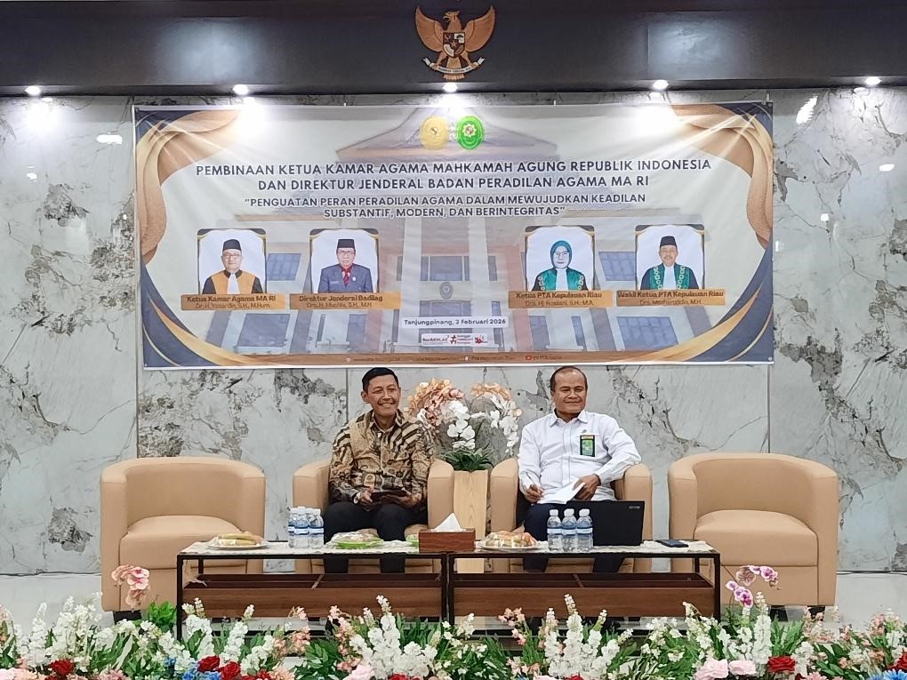(Foto: Kegiatan Pembinaan Dirbin Admin Ditjen Badilag | Dok. Muhammad Rizqi Hengki)