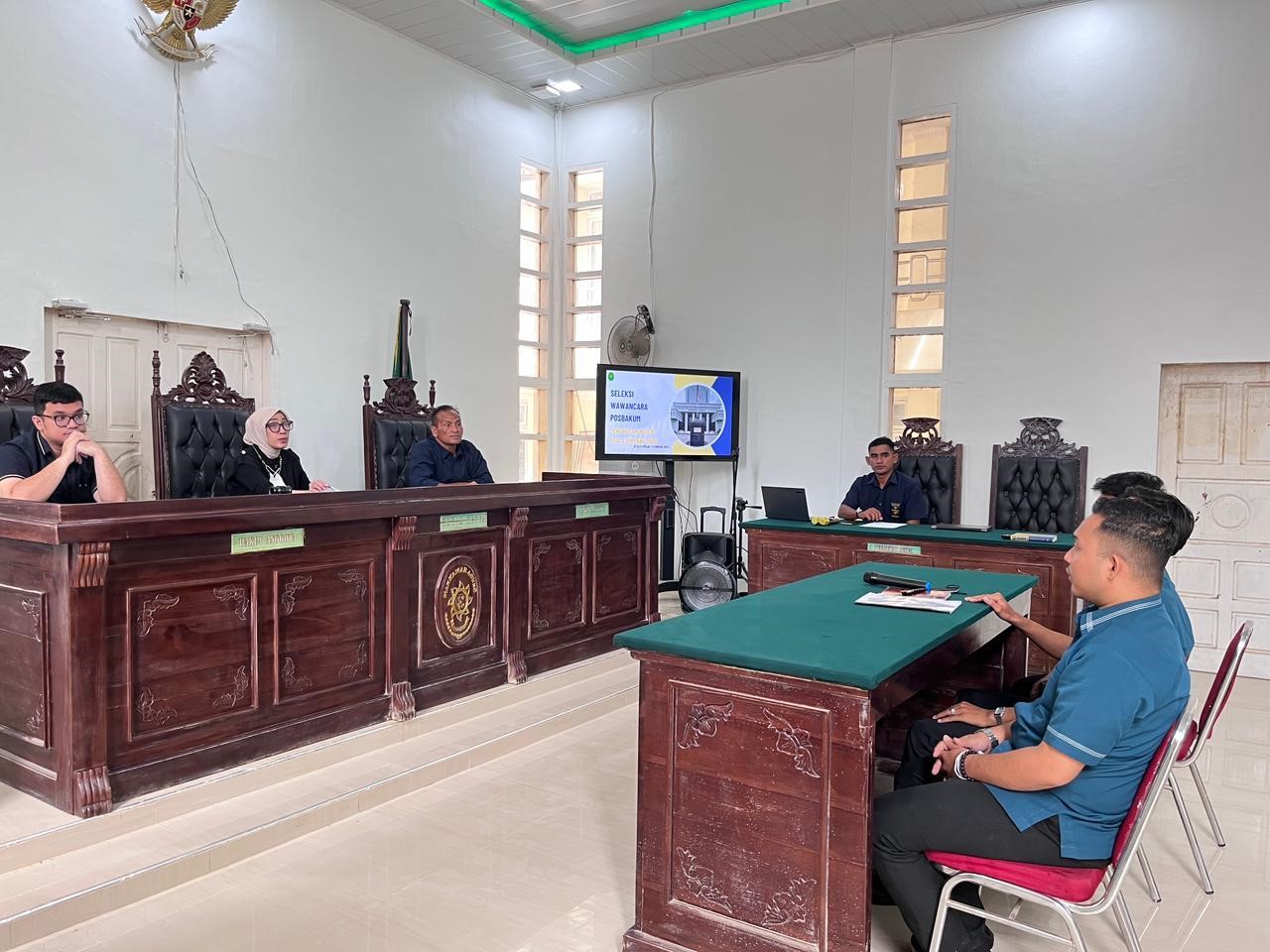 Operasional Telah Berjalan, PN Kuala Simpang Gelar Uji Kompetensi Posbakum 2026