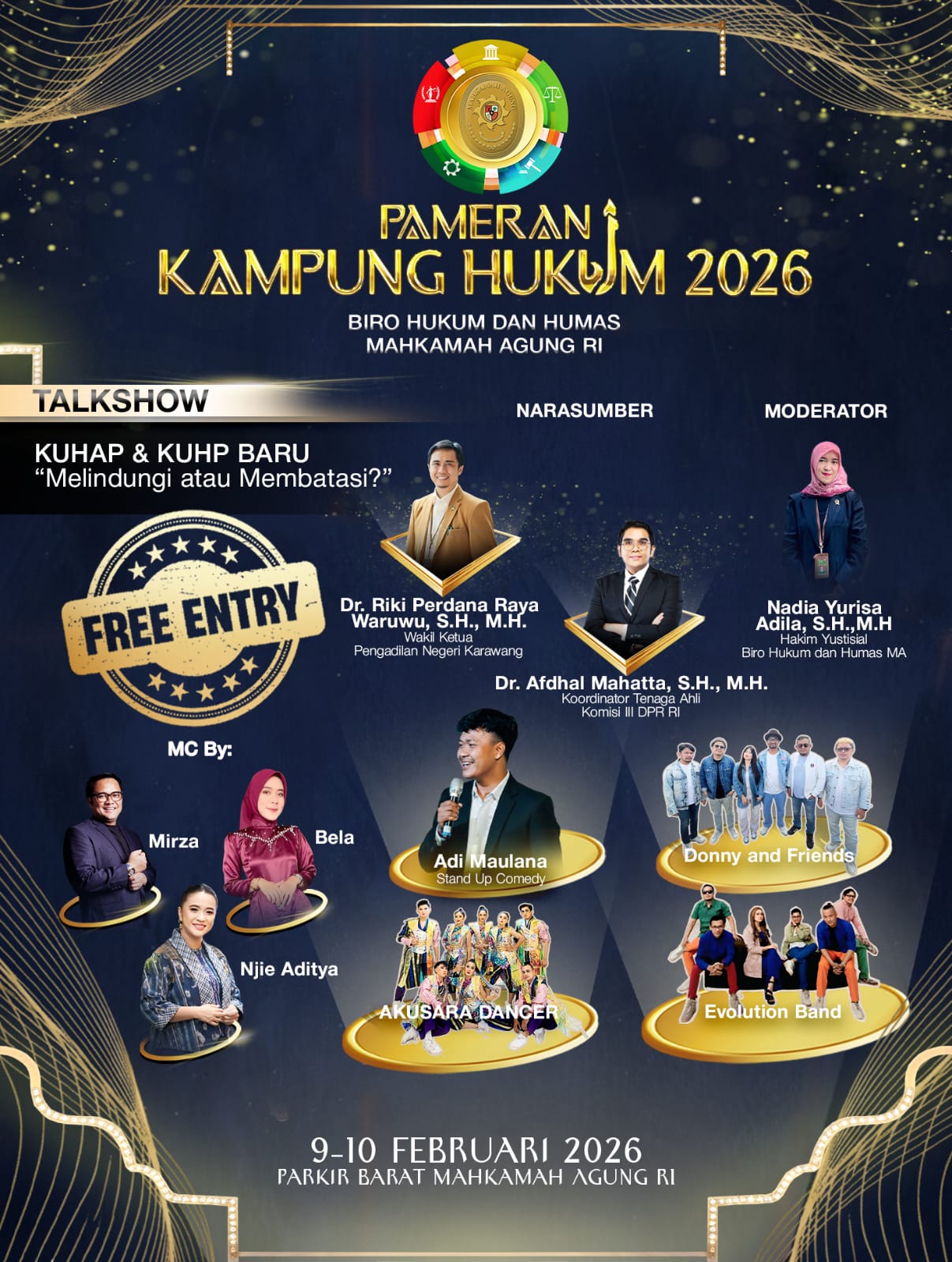 Poster Pameran Kampung Hukum 2026 | Dok. Humas MA
