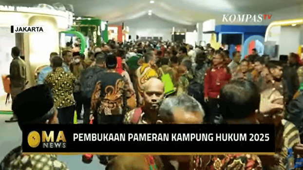 Suasana Pameran Kampung Hukum 2025