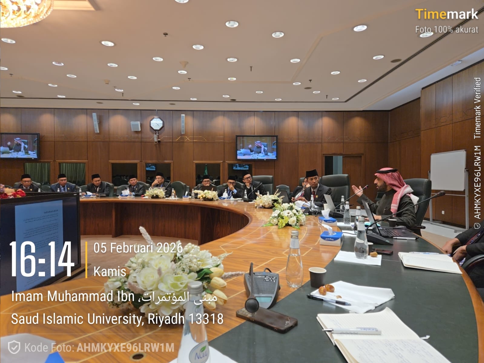 Pelatihan Hakim Peradilan Agama Indonesia Angkatan VII di Kampus Sekolah Tinggi Ilmu Peradilan (Higher Judicial Institute), Universitas Islam Imam Muhammad Ibnu Suud, Riyadh | Dok Abdul Mustopa