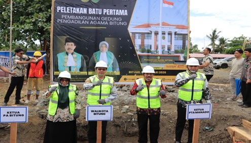 Pembangunan Gedung Baru PA Bitung