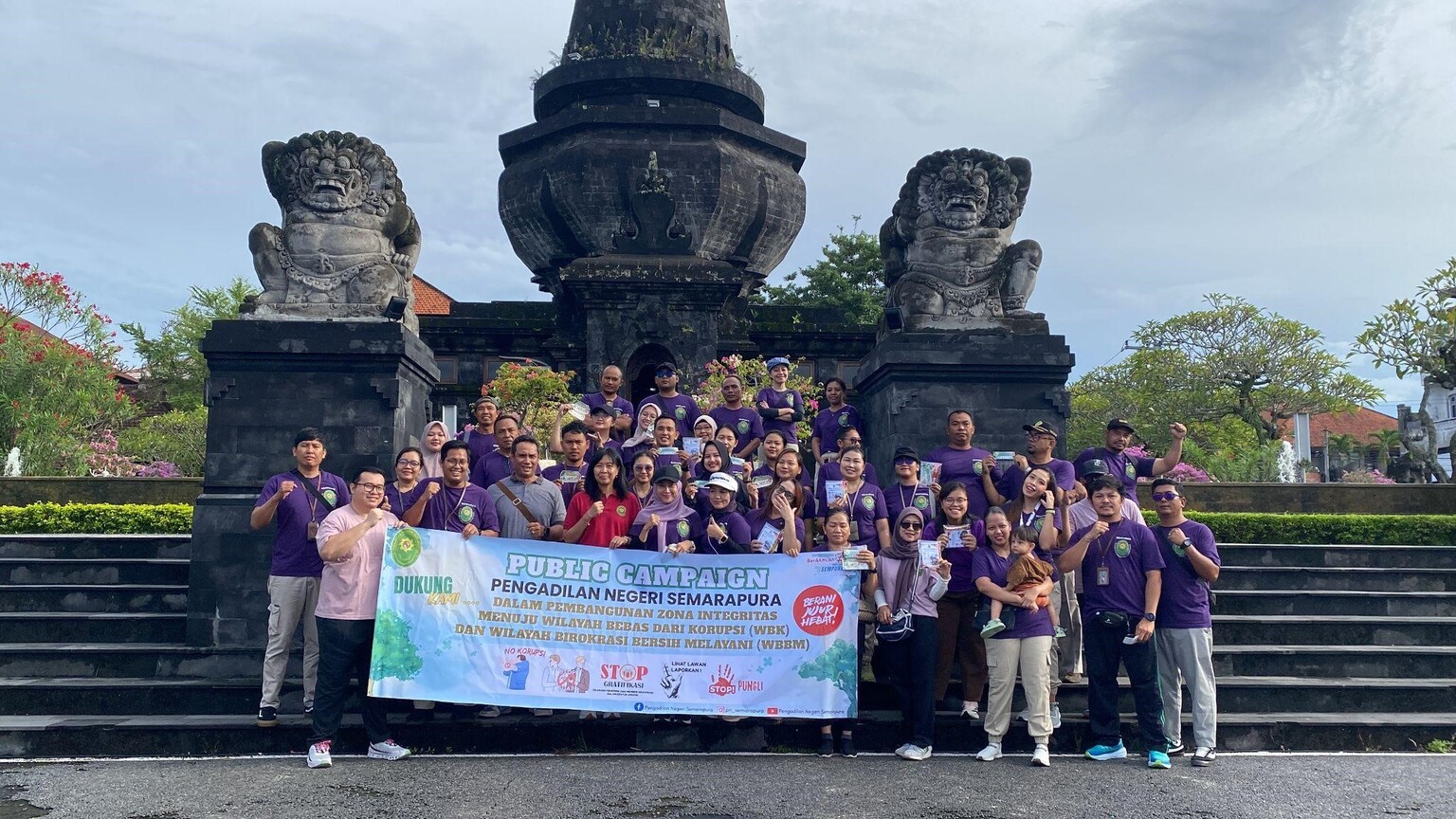 (Foto: PN Semapura Gelar Public Campaign di Kawasan Kerta Gosa | Dok. PN Semapura)