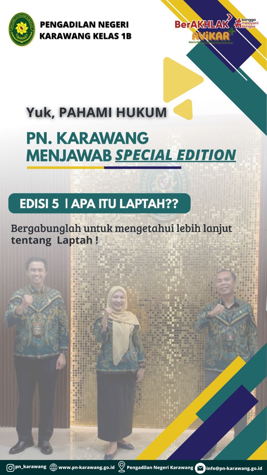 PN Kawarang Menjawab Special Edition | Dok. PN Karawang