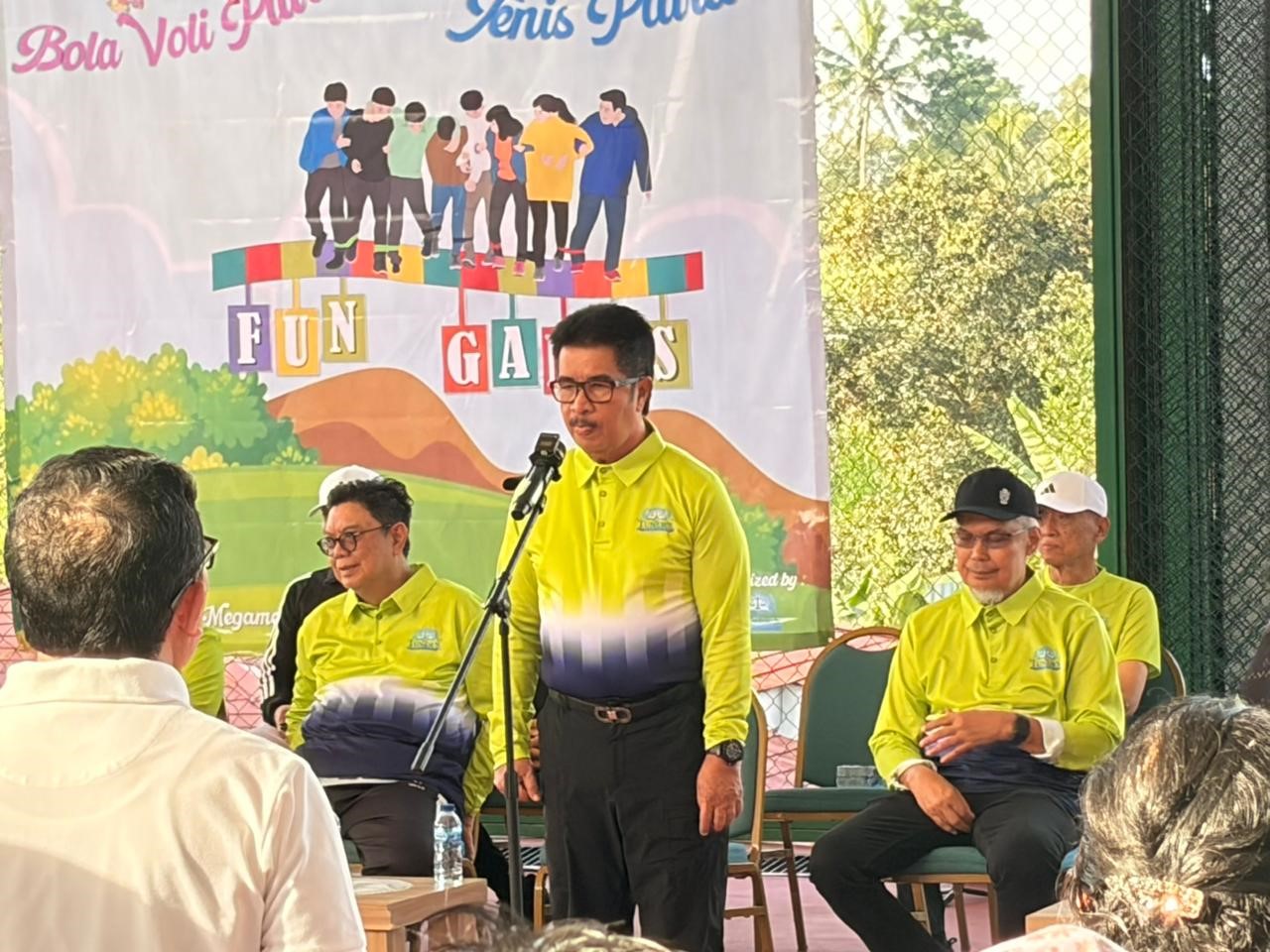 (Foto: Tuaka TUN Buka Pertandingan Olahraga dalam rangka Perayaan HUT Peratun ke-35 di Badan Strajak Diklat Kumdil | Dok. Panitia)