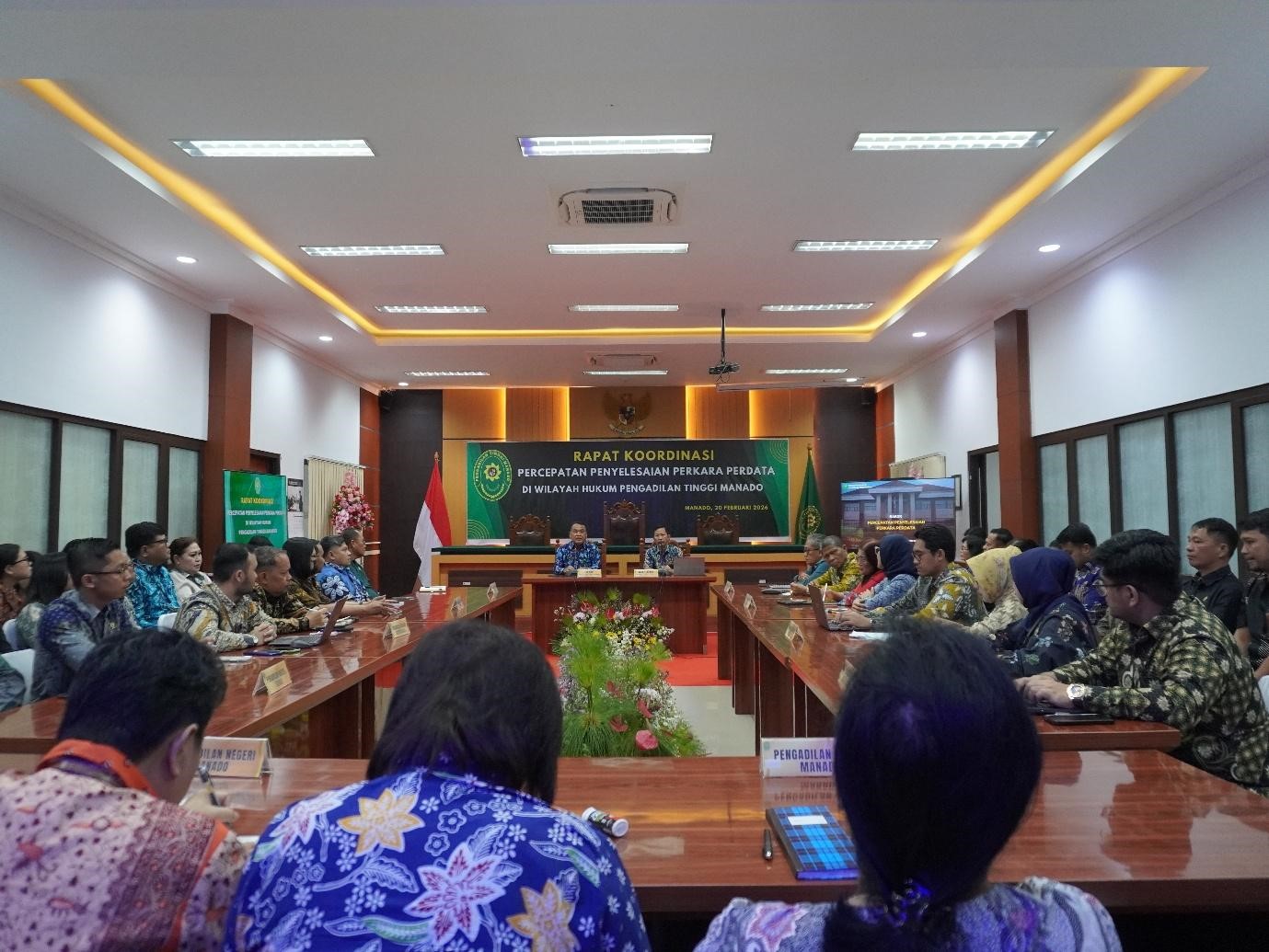 PT Manado Gelar Rakor Percepatan Penyelesaian Perkara Perdata