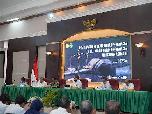 (Foto: PT Surabaya Gelar Pembinaan Hakim | Dok. PT Surabaya)