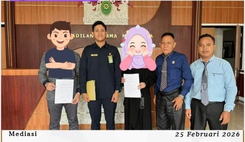 Perkara Mengenai Harta Bersama Berakhir Damai di Pengadilan Agama Muaradua