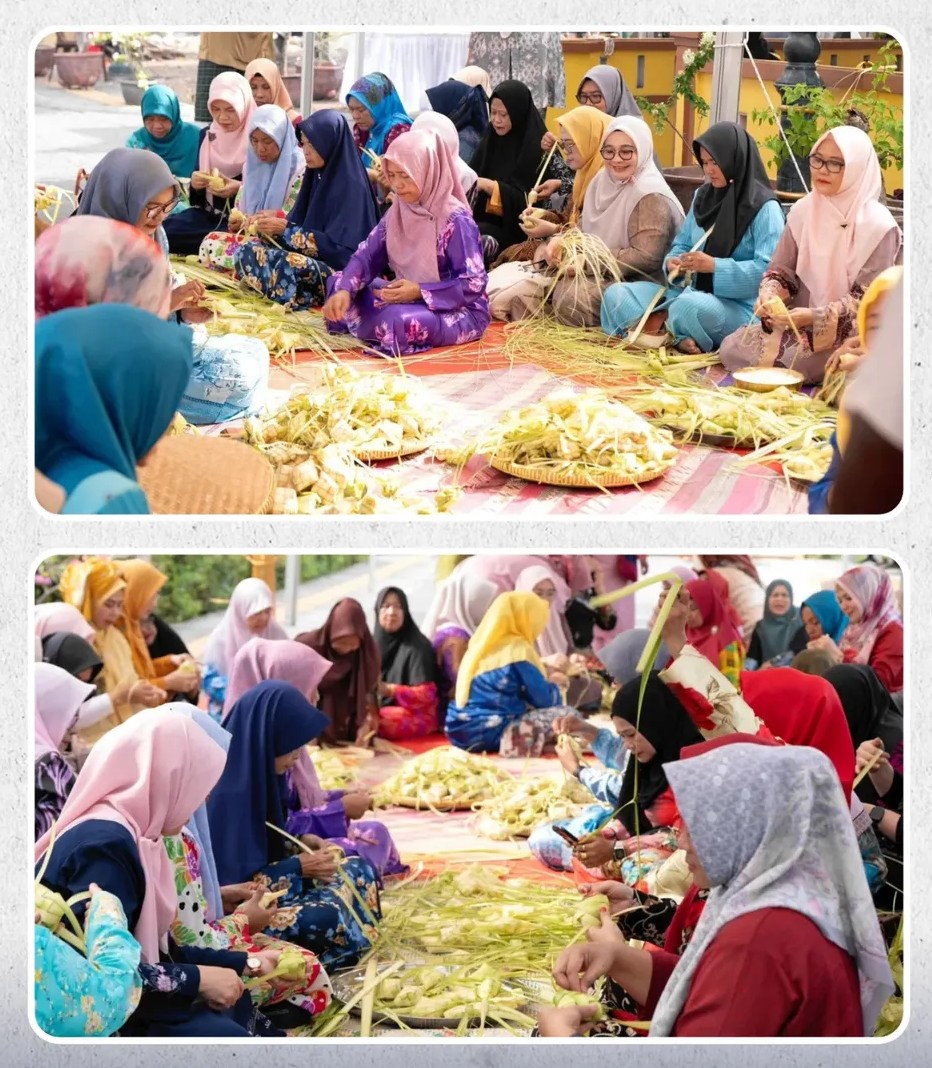 Sarat Nilai Budaya: Tradisi Anyaman Ketupat Khas Kepri