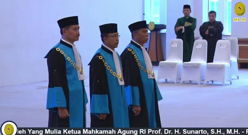 Ketua MA Lantik 3 KPT TUN