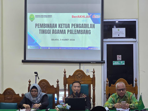 Ketua PTA Palembang Laksanakan Pembinaan, Monitoring dan Evaluasi di Pengadilan Agama Baturaja